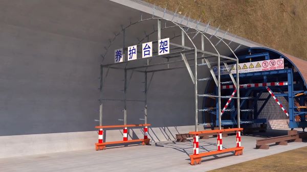 南城区隧道施工动画制作公司 - 隧道施工工艺和施工方法 - 隧道施工汇报动画视频 - bim 工程施工动画